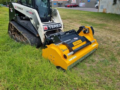 hydraulic skid steer flail mowers|hydraulic mower attachment skid steer.